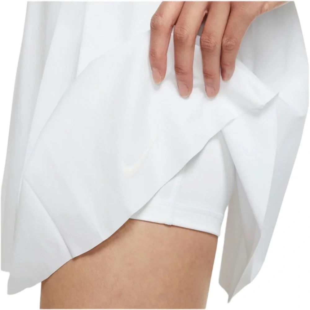 New NIKE Women’s Dri-FIT 17" Long Golf/ Tennis Skort White Style DD0350-100 - Picture 3 of 11